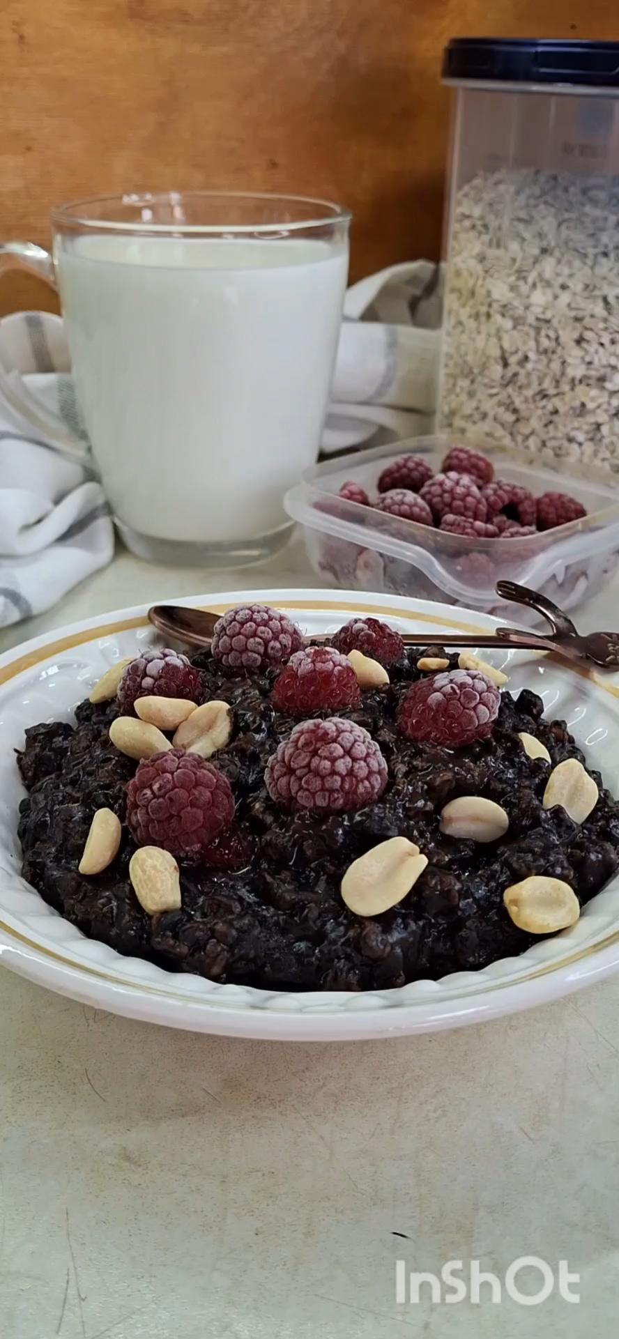 Шоколадна вівсяна каша