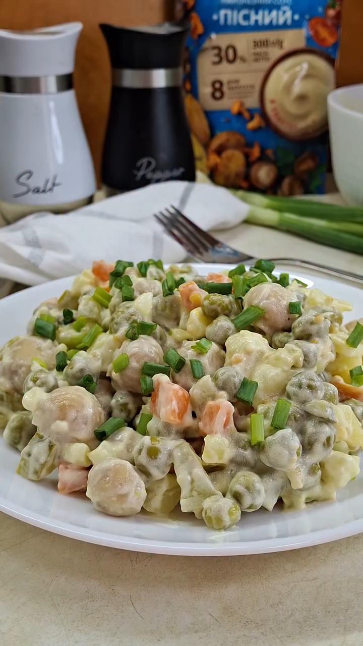 Пісний салат "Олів'є"