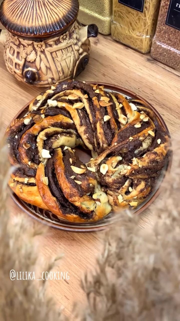 Віночки з шоколадно-фундуковою пастою😋