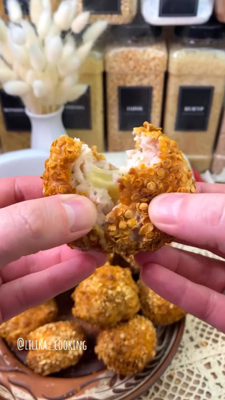 Курячі крокети з сиром😋