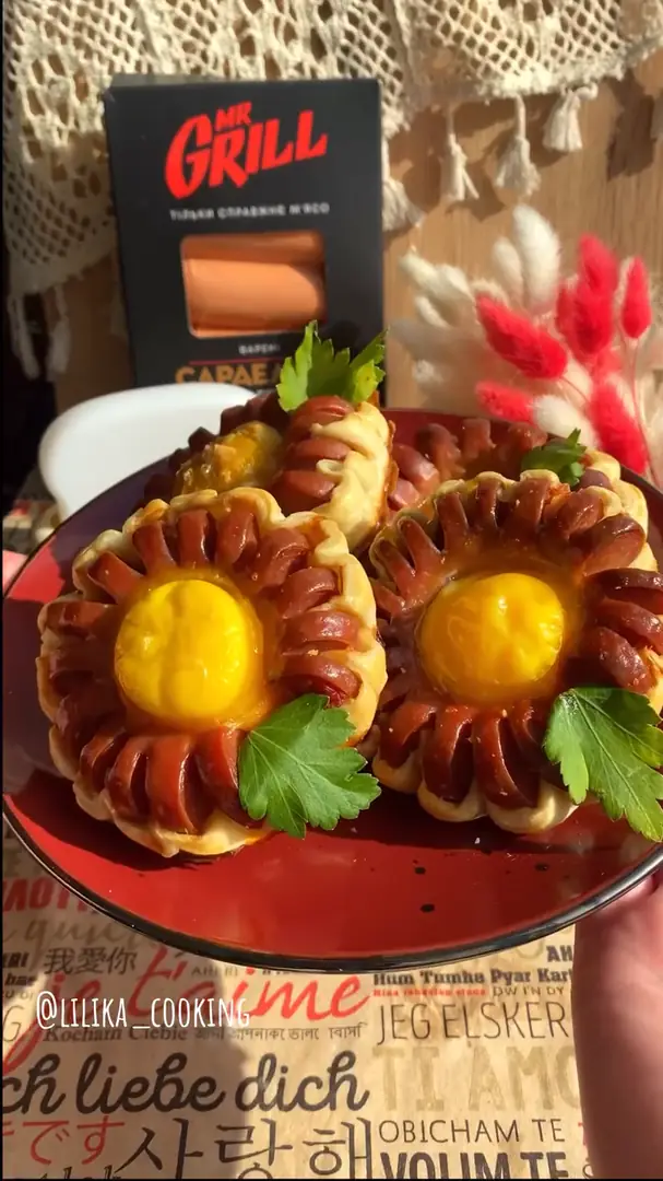 Закуска квіточки з сосисками🤩