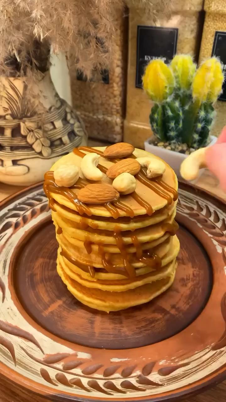 Гарбузові панкейки😋