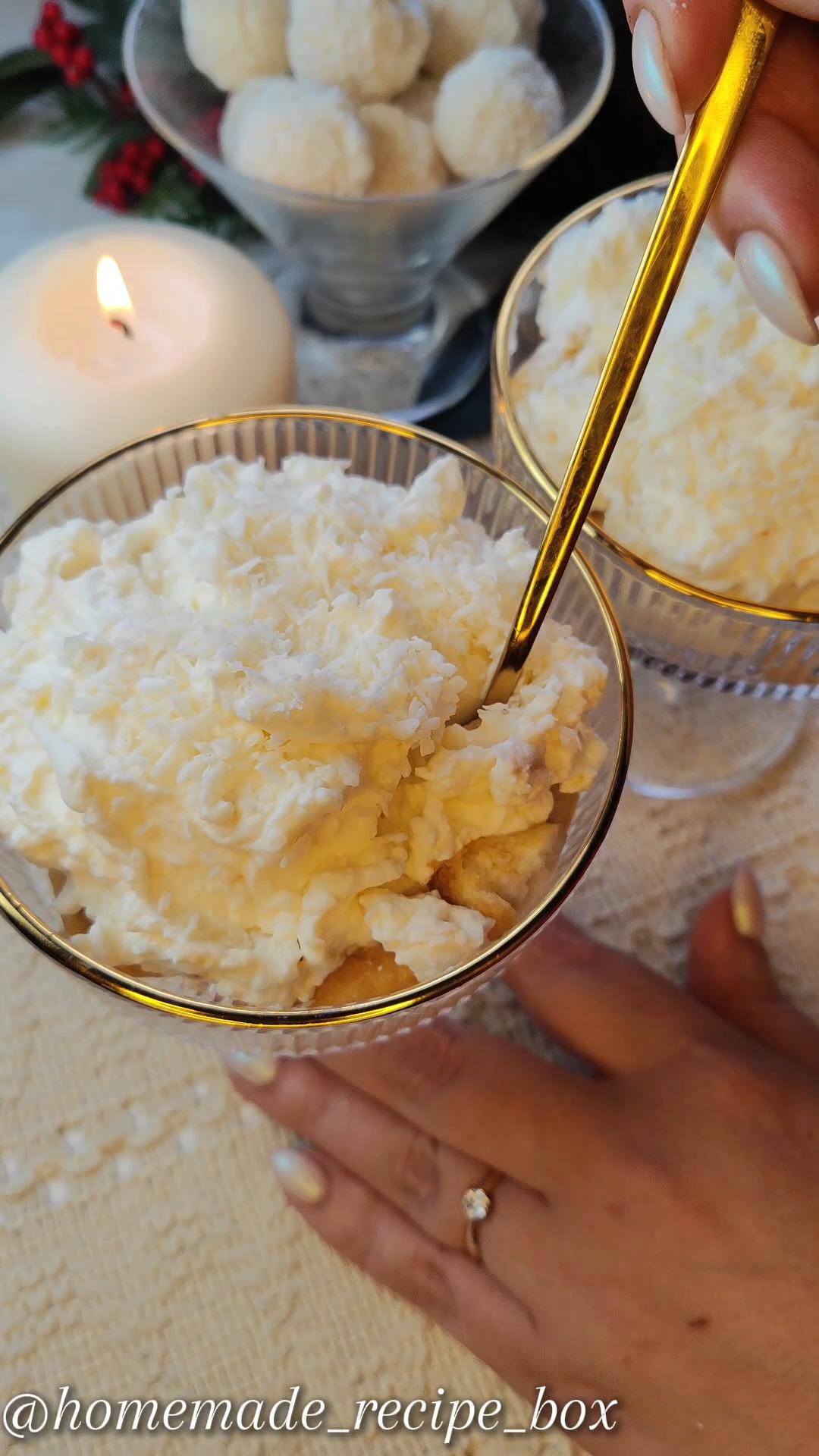 Тірамісу-Рафаелло 🥥🤍 Найніжніша хмаринка в склянці!