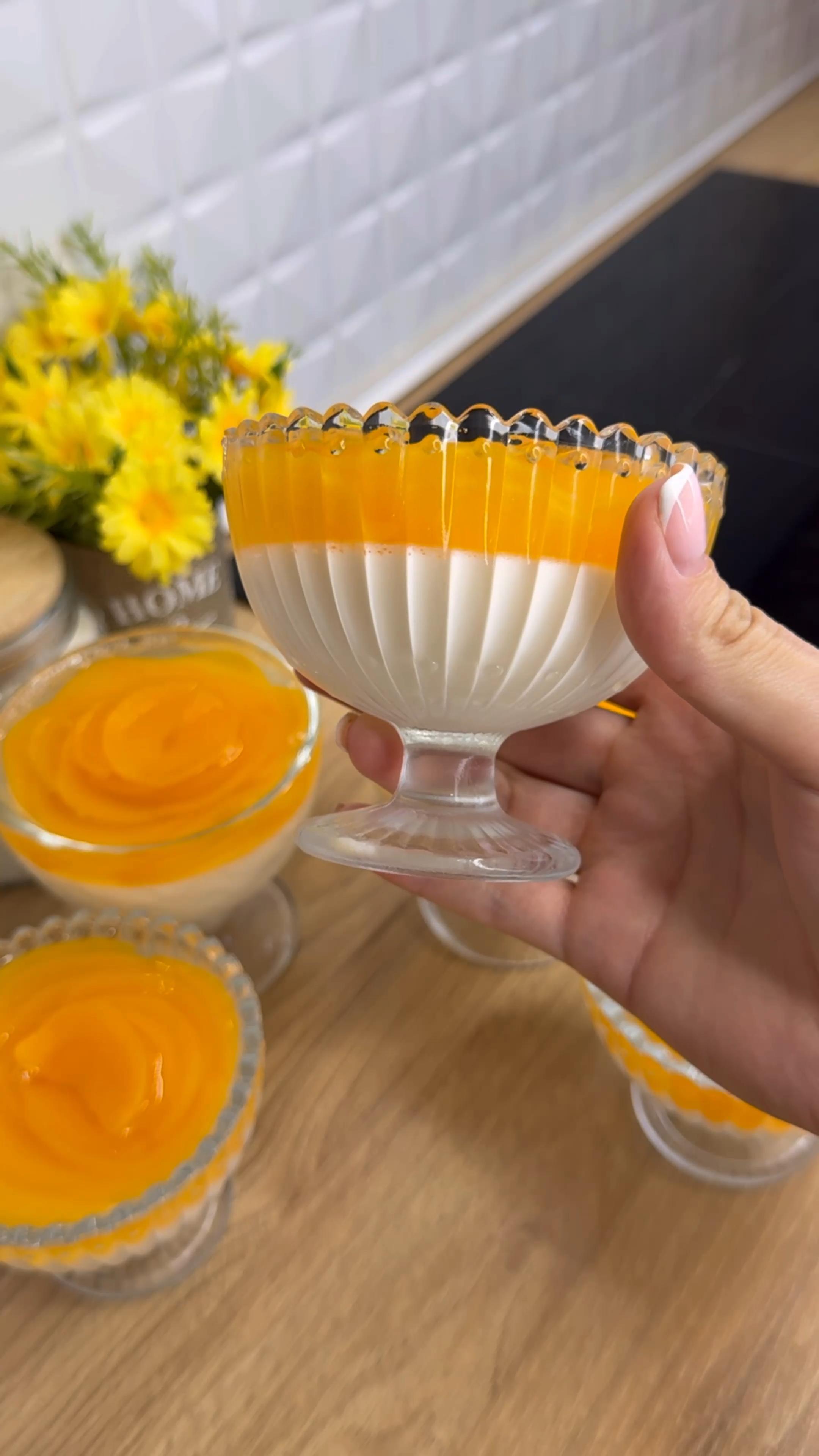 Бюджетний і дуже смачний десерт з персиками🍑Рецепт на святковий стіл 🤗