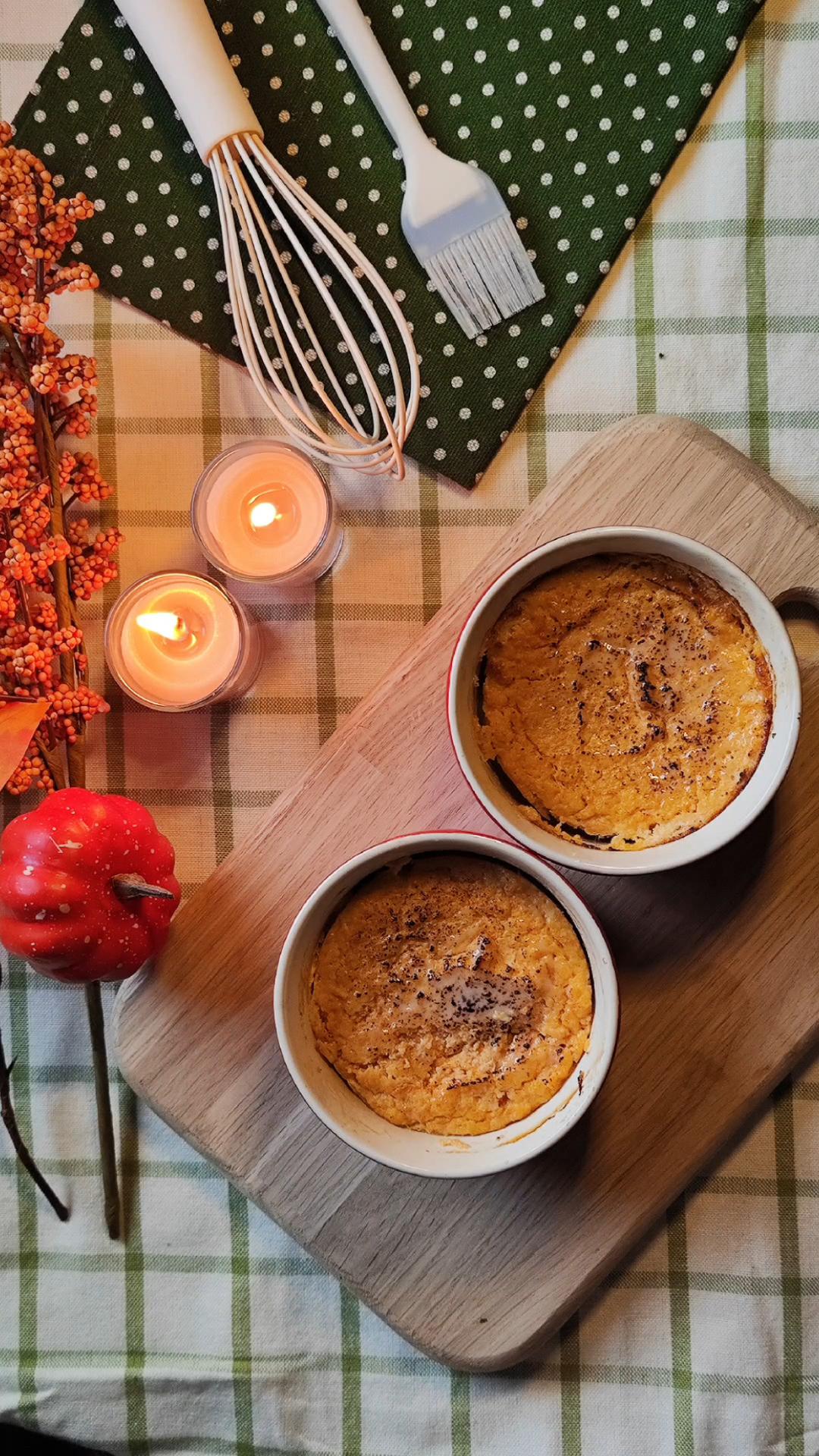 Гарбузово-сирне суфле